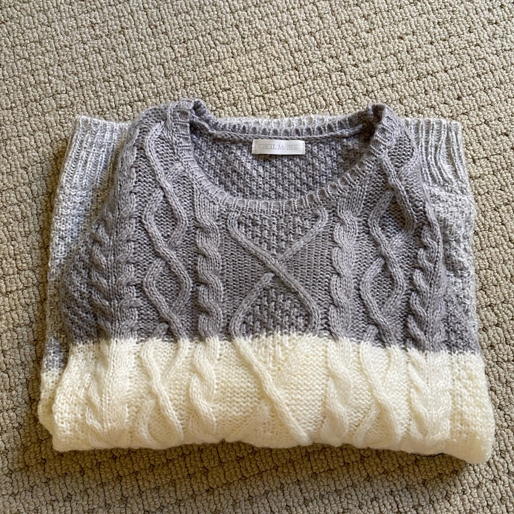 Cable Knit Sweater Dress